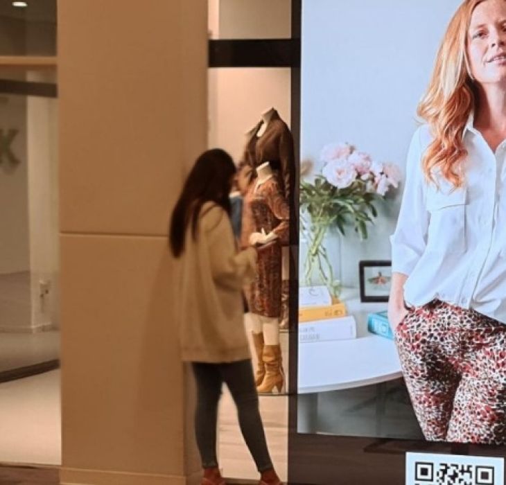 The Ice Mirror / QR code mirror